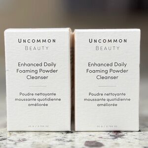Set of 2 Uncommon Beauty Powder Cleanser